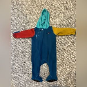 Patagonia fleece baby bunting 3-6 months